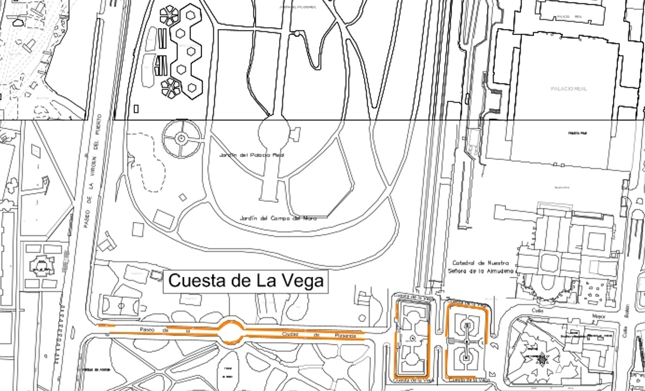 plano cuesta de la vega madrid