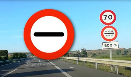 señal tráfico prohibición