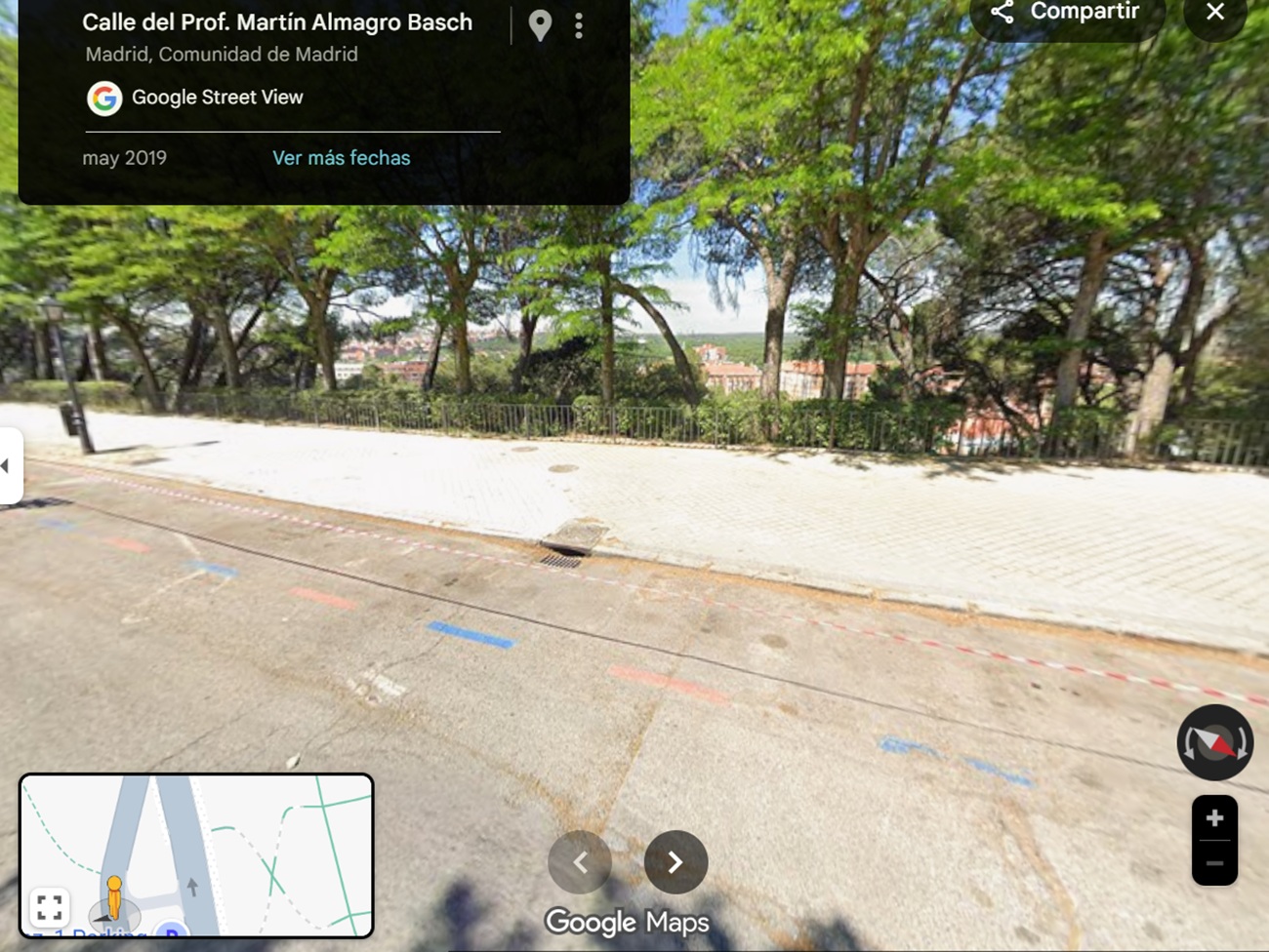 zona ser madrid aparcamiento líneas azules y naranjas