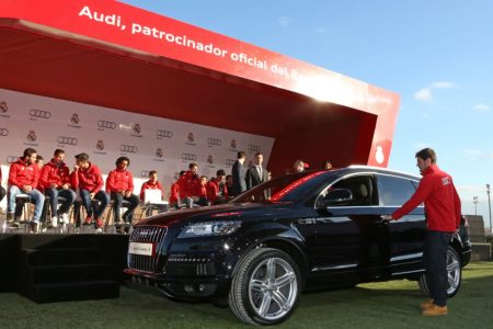 Los Audi de los jugadores de Real Madrid y F.C. Barcelona