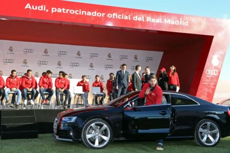 Los Audi de los jugadores de Real Madrid y F.C. Barcelona