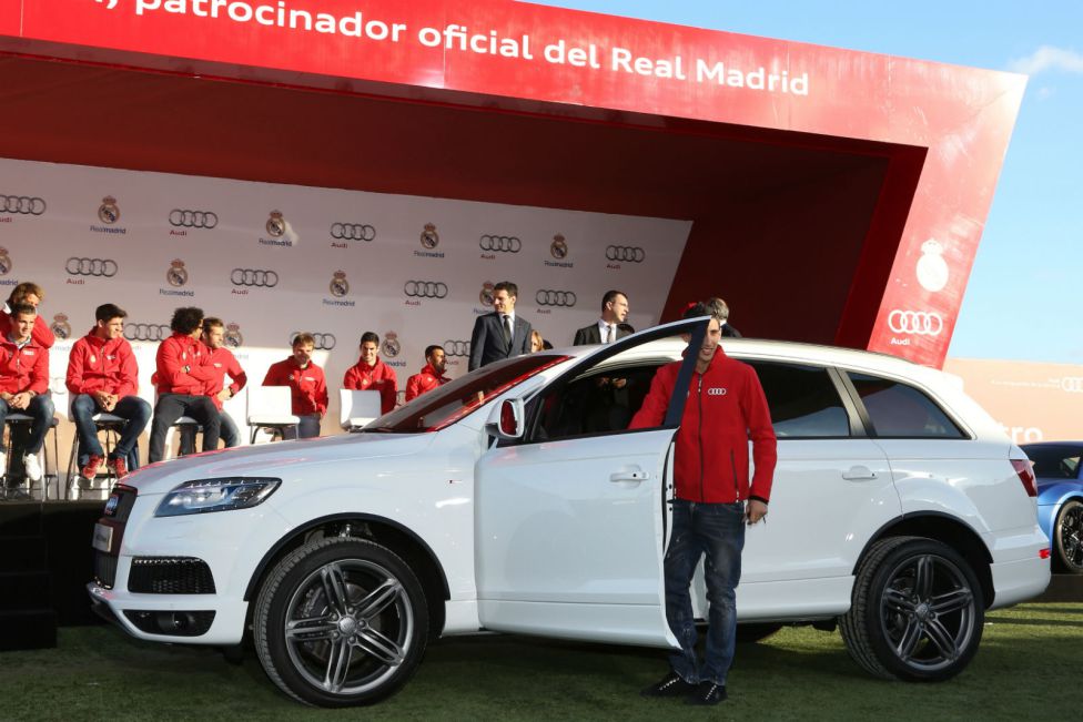 Los Audi de los jugadores de Real Madrid y F.C. Barcelona