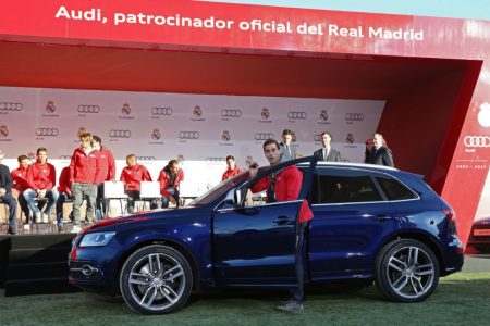 Los Audi de los jugadores de Real Madrid y F.C. Barcelona