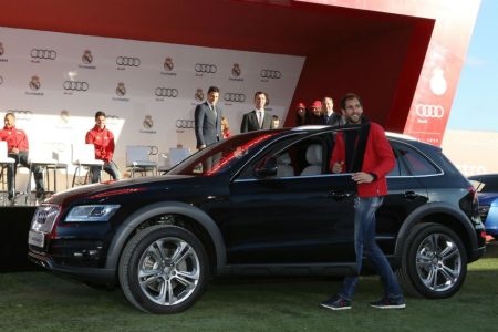 Los Audi de los jugadores de Real Madrid y F.C. Barcelona