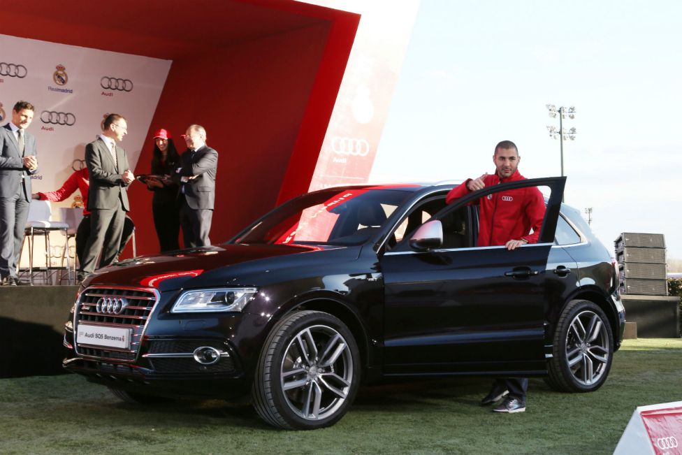 Los Audi de los jugadores de Real Madrid y F.C. Barcelona