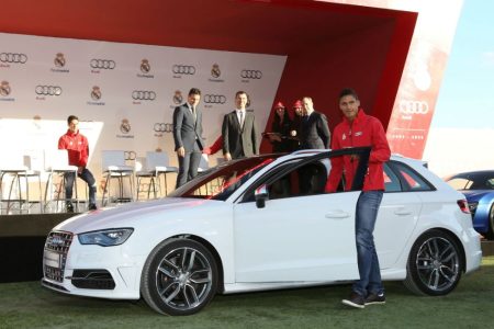 Los Audi de los jugadores de Real Madrid y F.C. Barcelona
