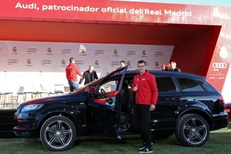 Los Audi de los jugadores de Real Madrid y F.C. Barcelona