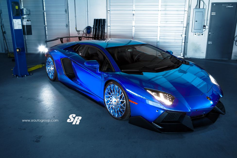 El Aventador azulón de SR