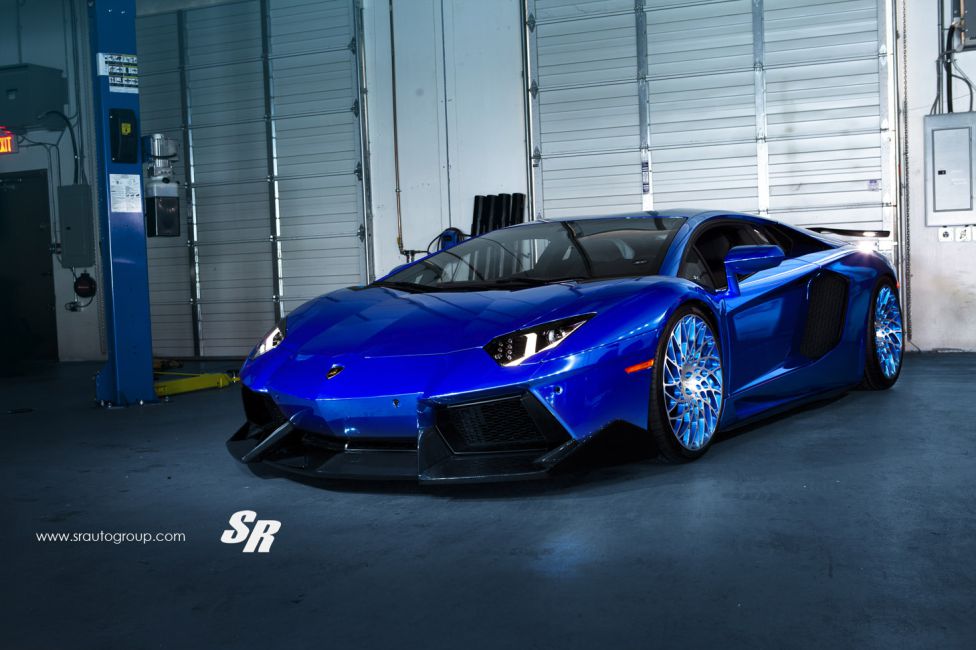 El Aventador azulón de SR