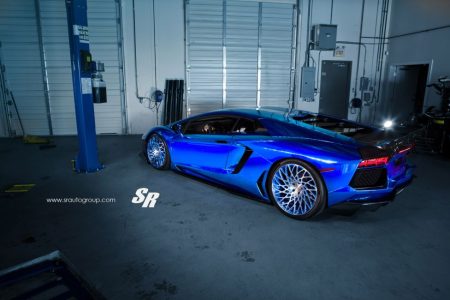 El Aventador azulón de SR