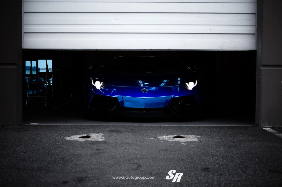 El Aventador azulón de SR