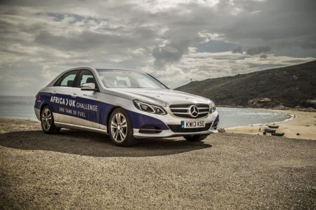 Mercedes E 300 BlueTEC híbrido, de África a Reino Unido