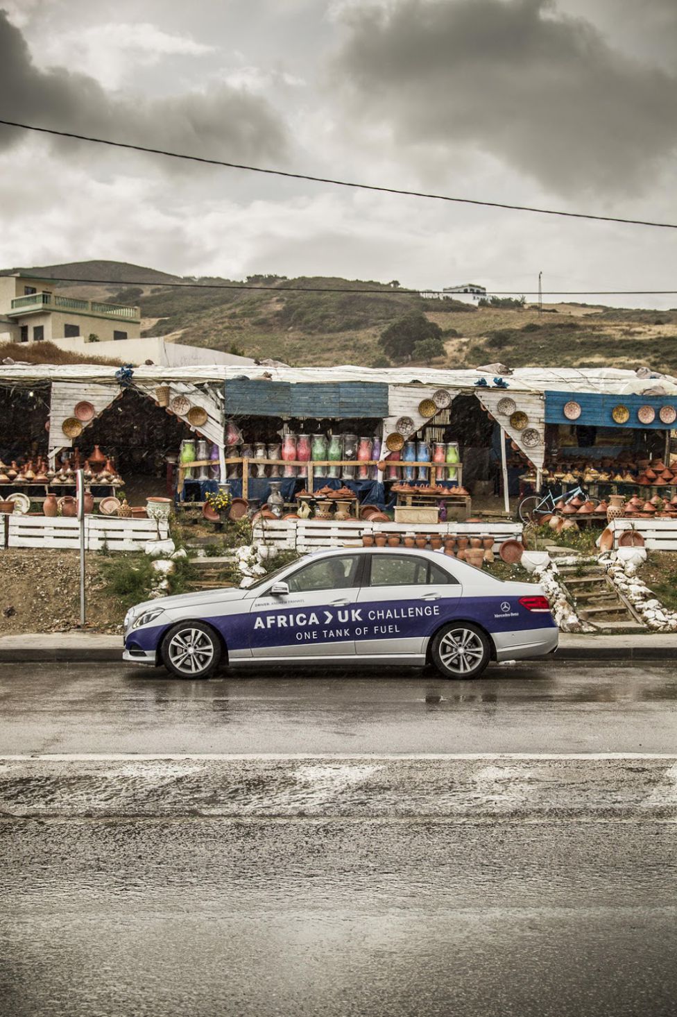 Mercedes E 300 BlueTEC híbrido, de África a Reino Unido