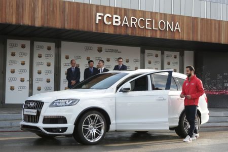 Real Madrid y F.C. Barcelona reciben sus nuevos Audi