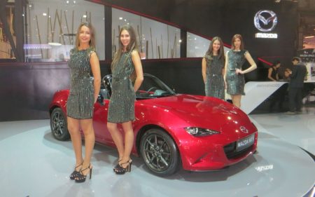 Las chicas del Salón del Automóvil Barcelona 2015