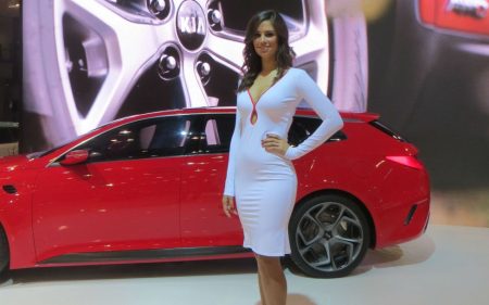 Las chicas del Salón del Automóvil Barcelona 2015