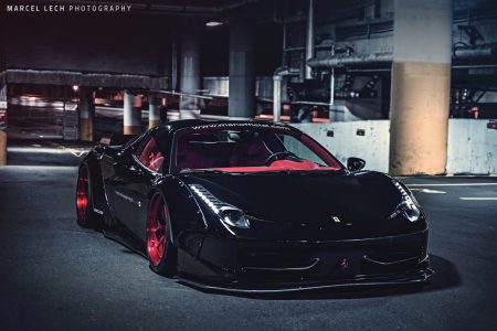 El Ferrari 458 Spider de Liberty Walk en todo su esplendor