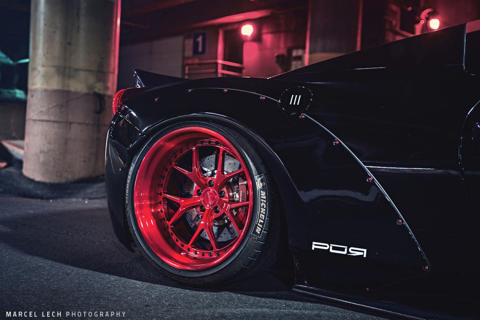 El Ferrari 458 Spider de Liberty Walk en todo su esplendor