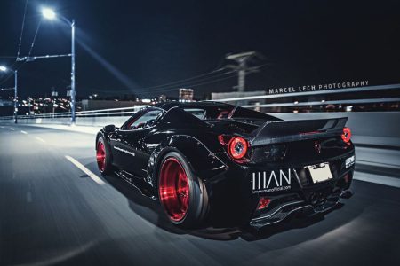 El Ferrari 458 Spider de Liberty Walk en todo su esplendor