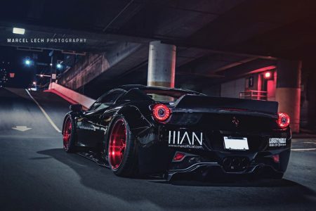 El Ferrari 458 Spider de Liberty Walk en todo su esplendor