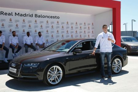 Audi entrega sus coches al Real Madrid Baloncesto